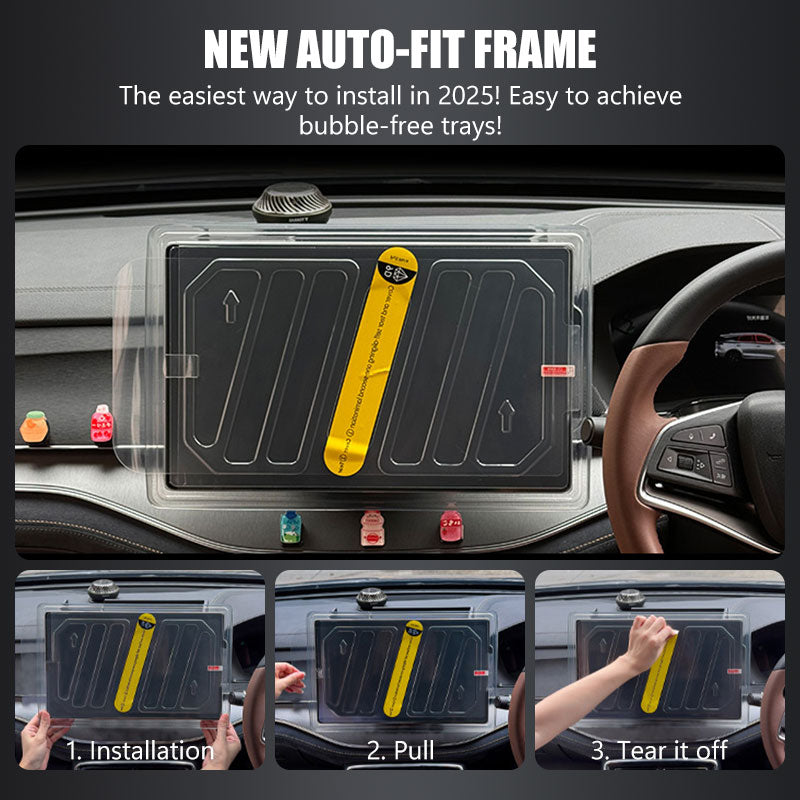 12.8" HD Dust-Free Tempered Glass Screen Protector For BYD Sealion 5 Premium (2026)